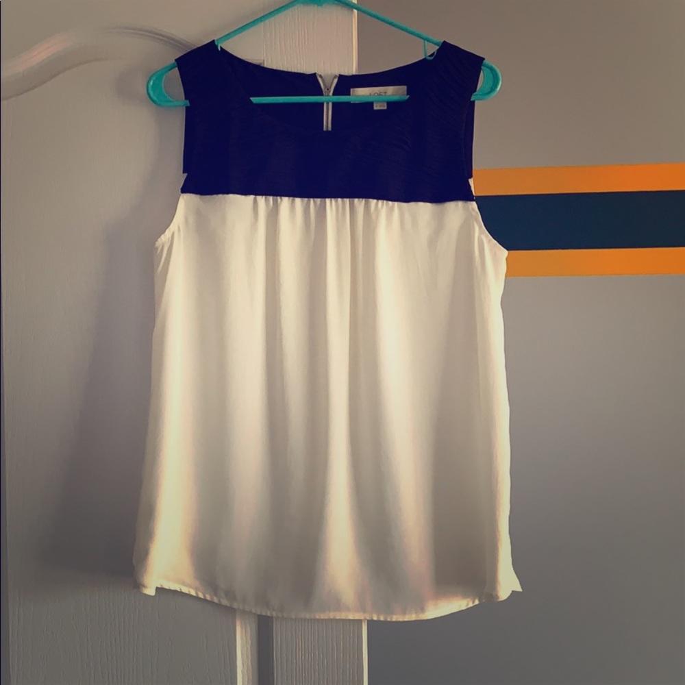 Black and White Swingy Top